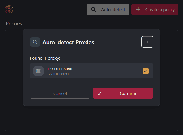 Auto-detect.